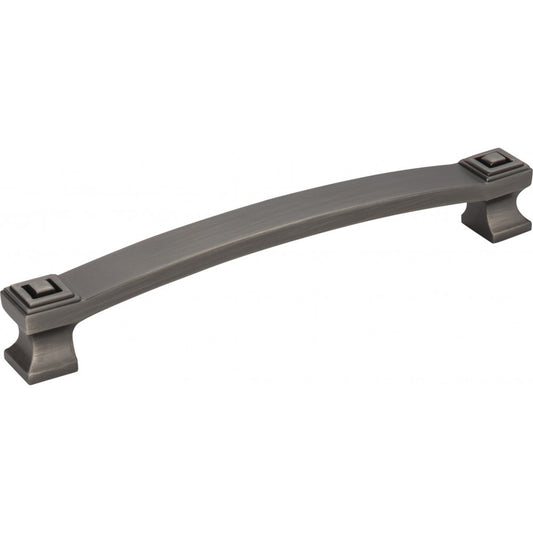 96 mm Center-to-Center Polished Nickel Delgado Cabinet Pull