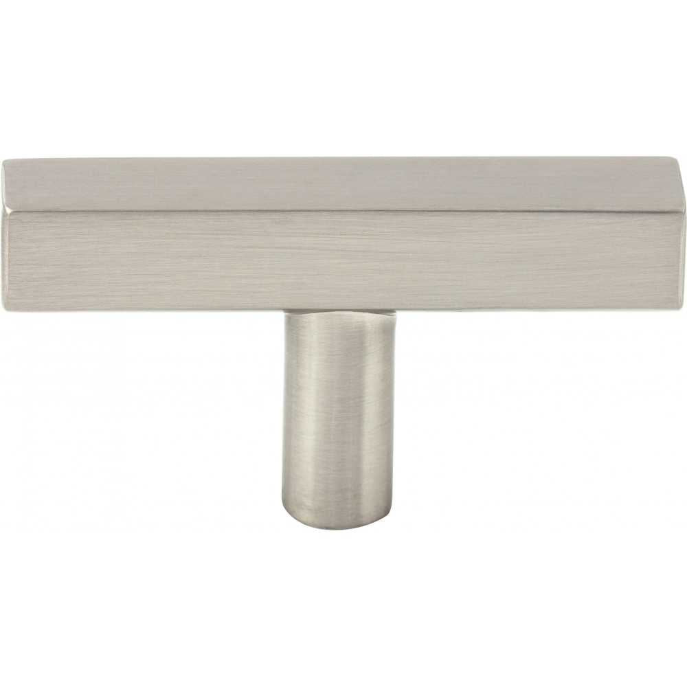 1-1/4" Overall Length Brushed Pewter Football Glass Harlow Cabinet Knob