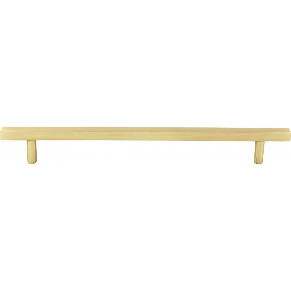 128 mm Center-to-Center Brushed Gold Flared Philip Cabinet Pull