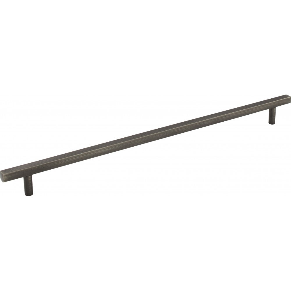 192 mm Center-to-Center Matte Black Square Boswell Cabinet Pull