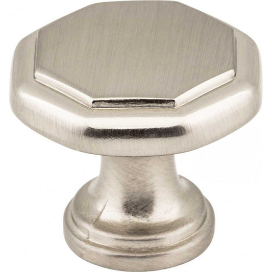 1-3/16" Diameter Geometric Cabinet Knob.