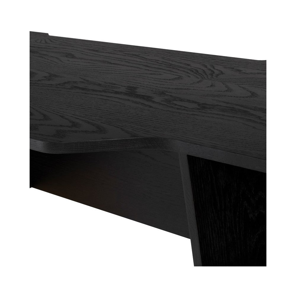 Drift Ebonized Wood Desk