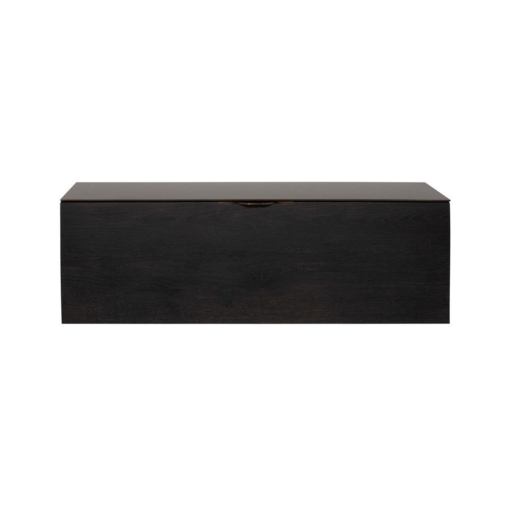 Drift Ebonized Wood Media Unit Cabinet, HGDA830