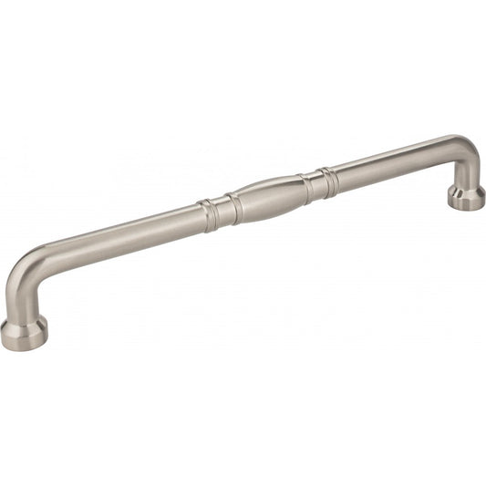 96 mm Center-to-Center Polished Nickel Barrel Bremen 2 Cabinet Pull