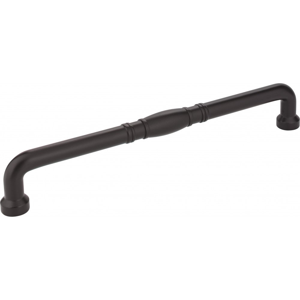 96 mm Center-to-Center Matte Black Square Boswell Cabinet Pull