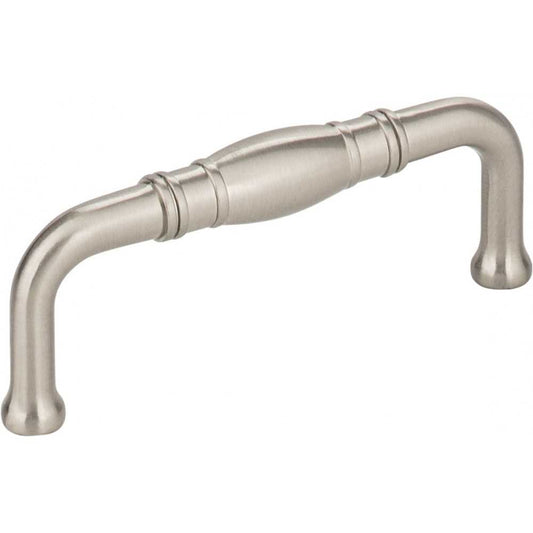 128 mm Center-to-Center Satin Nickel Square Sonoma Cabinet Pull