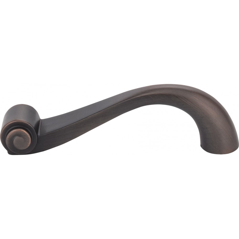 128 mm Center-to-Center Polished Nickel Tiffany Cabinet Pull