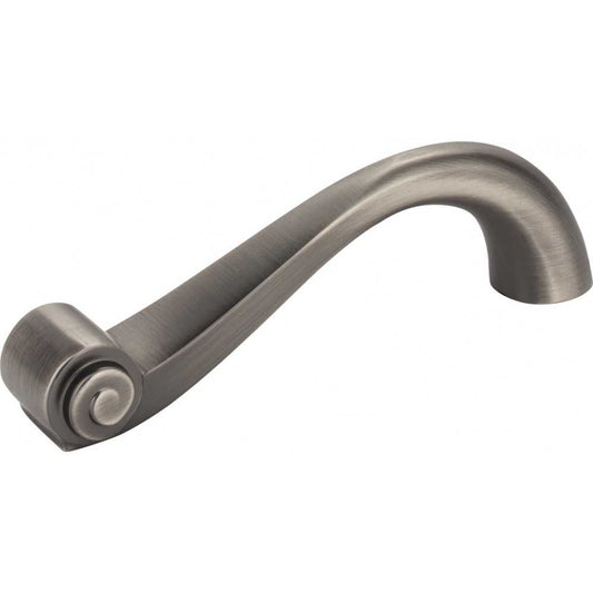128 mm Center-to-Center Brushed Pewter Tiffany Cabinet Pull