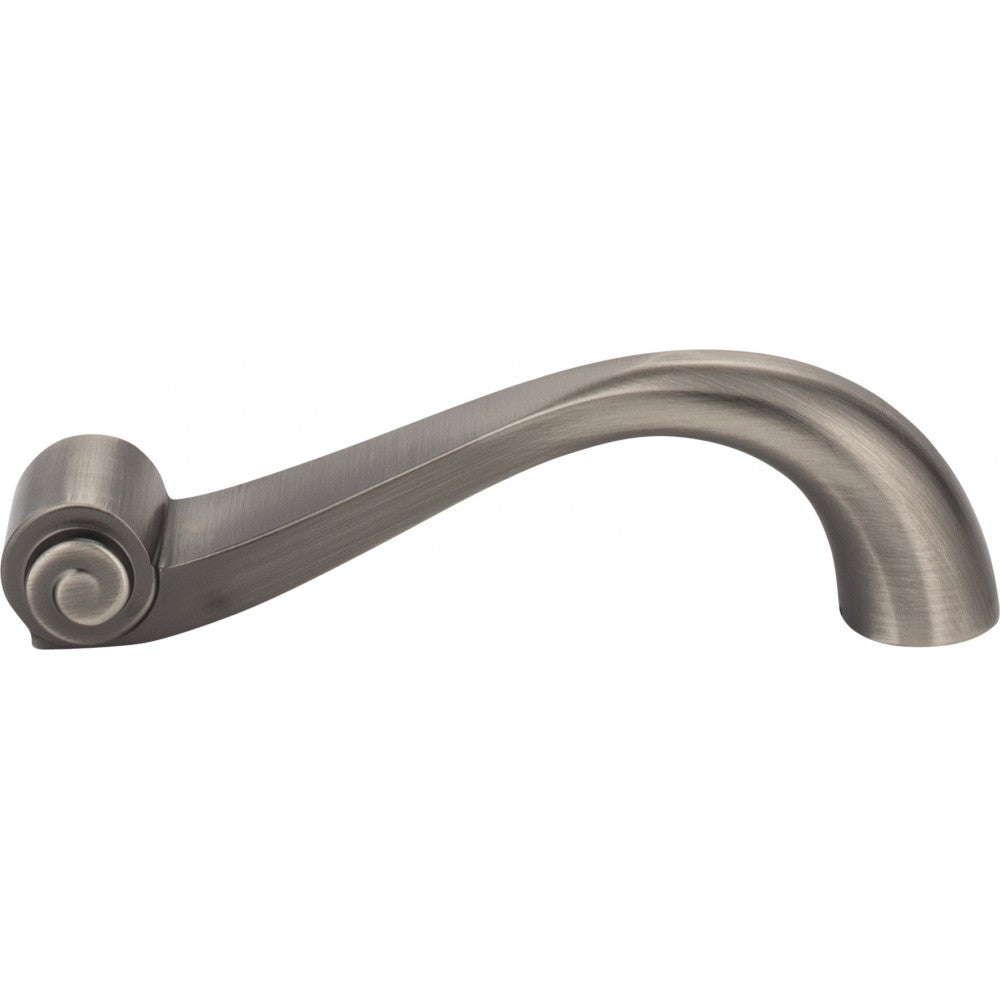 128 mm Center-to-Center Brushed Pewter Tiffany Cabinet Pull