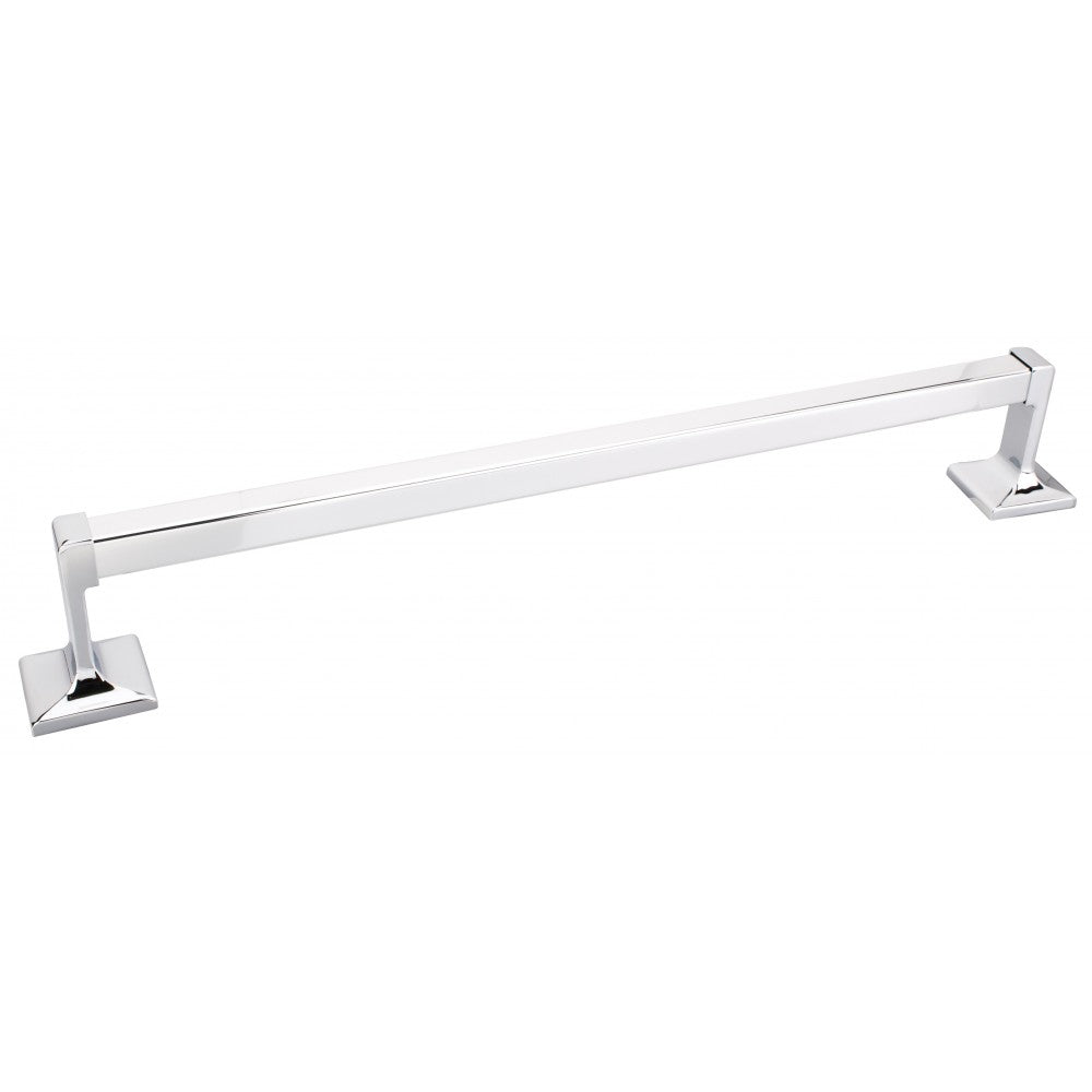 160 mm Center-to-Center Matte Silver Square Stanton Cabinet Bar Pull