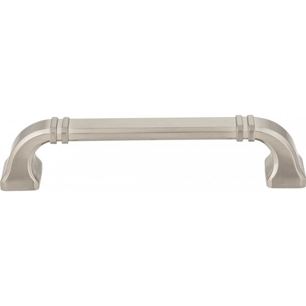 192 mm Center-to-Center Polished Nickel Square Zane Cabinet Pull