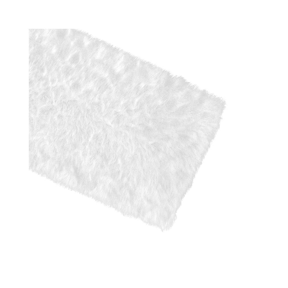 Flash Furniture Chalet Collection White 2x7 Faux Fur Rug YTG-RGS1917-27-WH-GG