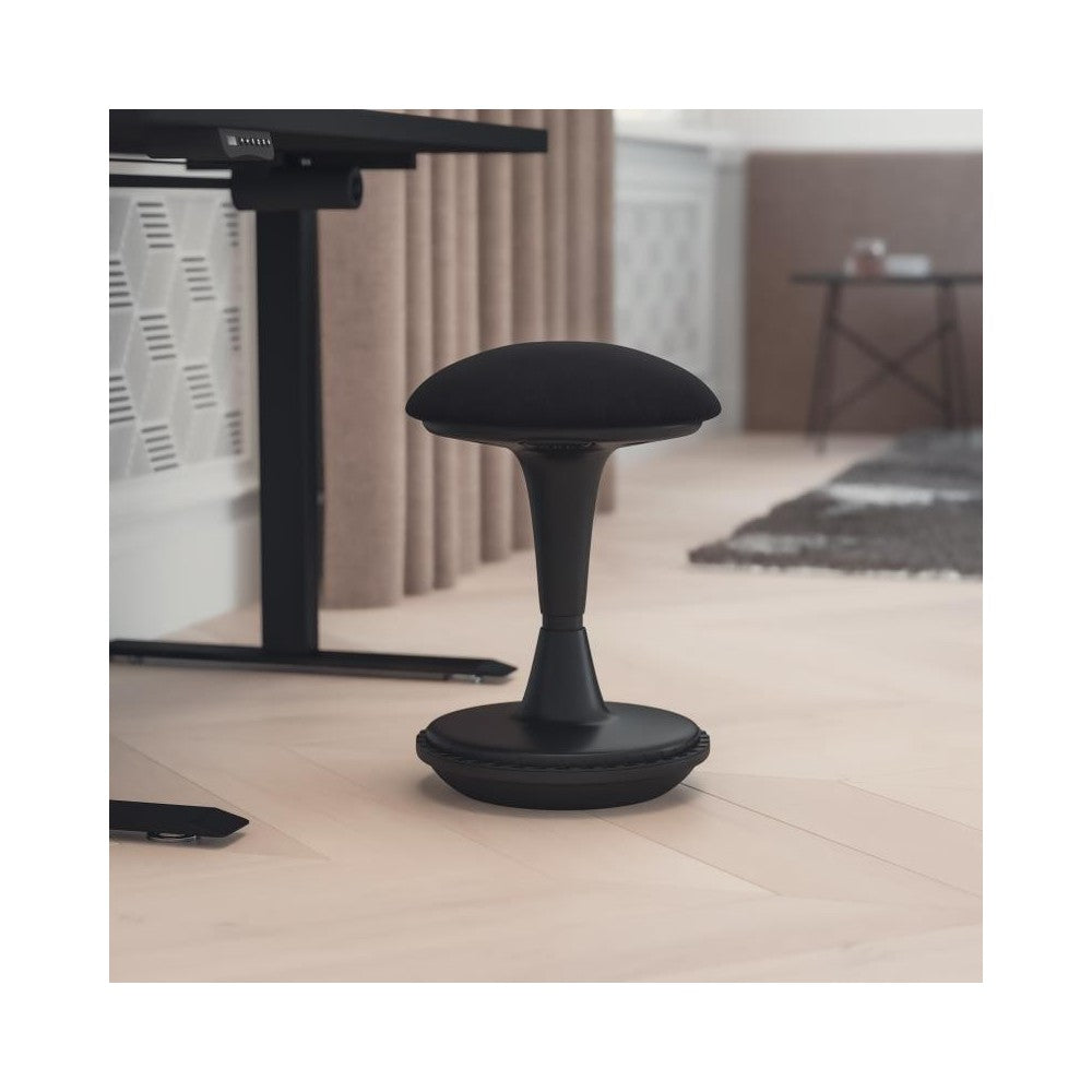 Flash Furniture Jean Black Active Office Stool AY-8001-BK-GG