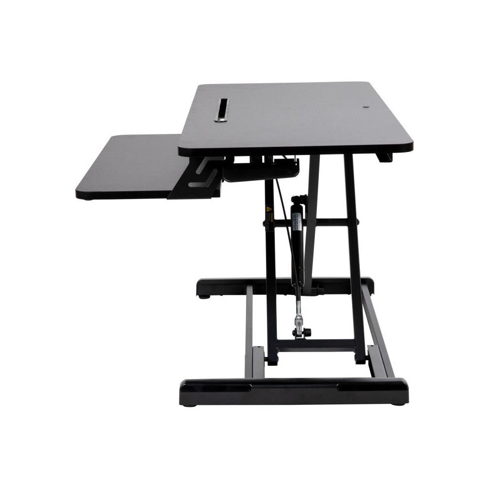 Flash Furniture KO Black Sit to Stand Desk Riser JE-VM-GSD66H01R-36-GG