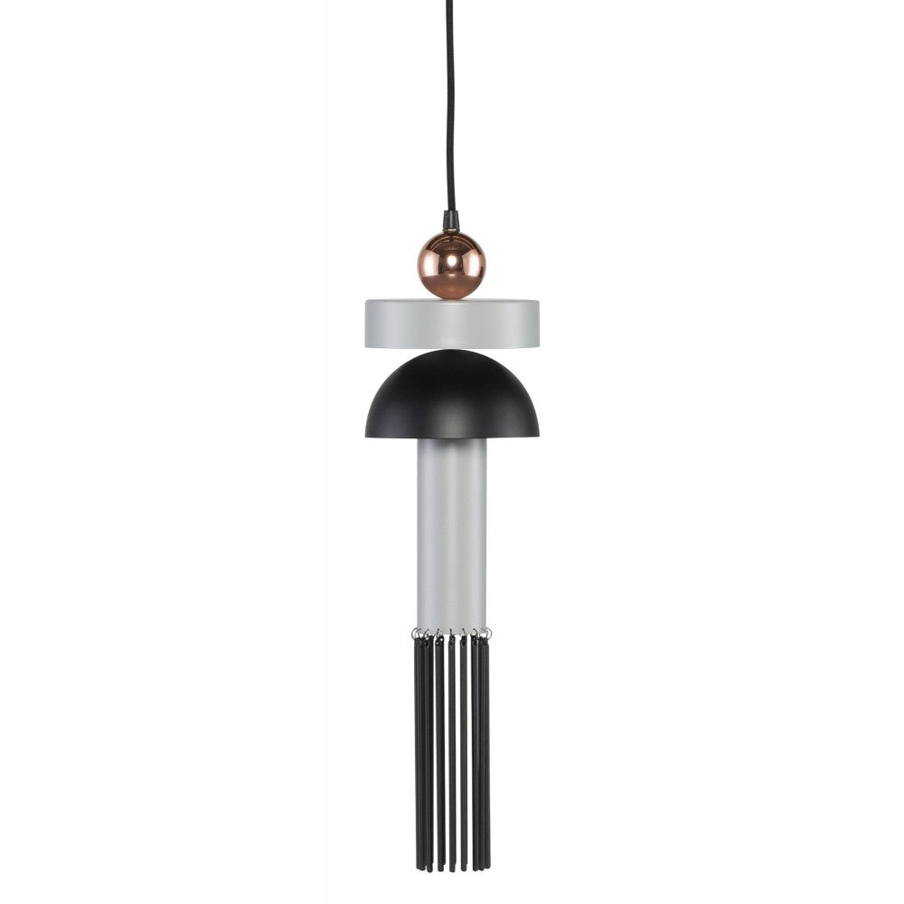 Flora Concrete Gray Metal Pendant Lighting