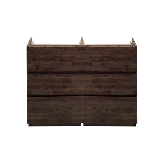Formosa 58" Floor Standing Double Sink Modern Bathroom Cabinet, FCB31-3030ACA-FC