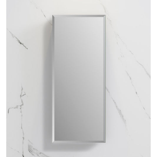 Fresca 15" Wide x 36" Tall Bathroom Medicine Cabinet w/ Mirrors, Beveled Edge
