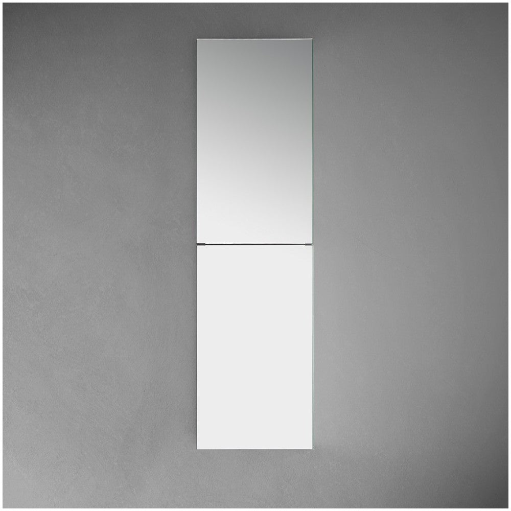 Fresca 15" Wide x 52" Tall Bathroom Medicine Cabinet w/ Mirrors