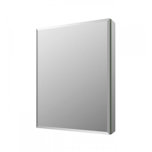 Fresca 20" Wide x 26" Tall Bathroom Medicine Cabinet w/ Mirrors, Beveled Edge