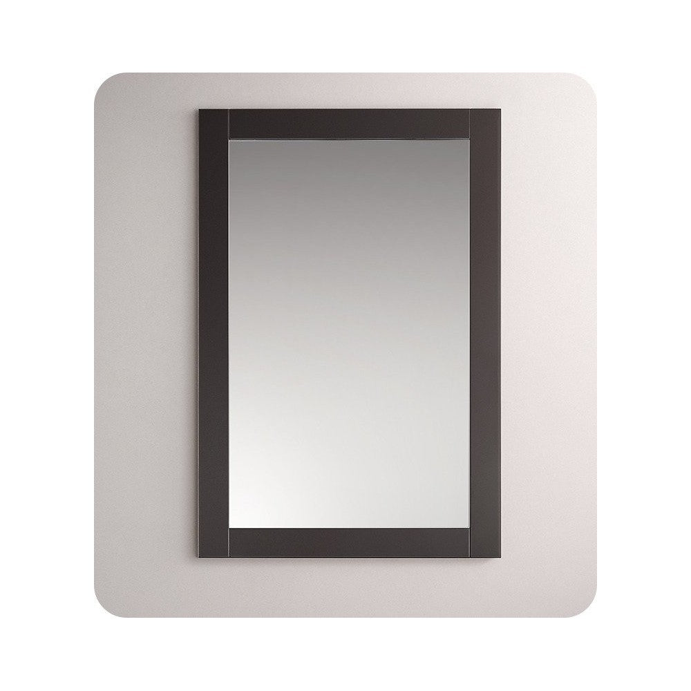 Fresca 24"X30" Reversible Mount Mirror in Espresso