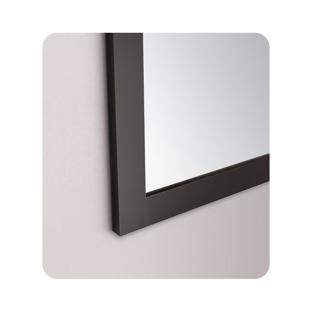 Fresca 24"X30" Reversible Mount Mirror in Espresso