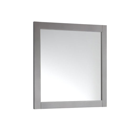 Fresca 36"X30" Reversible Mount Mirror in Gray