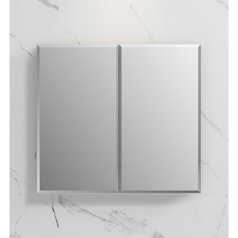 Fresca 40" Wide x 36" Tall Bathroom Medicine Cabinet w/ Mirrors, Beveled Edge