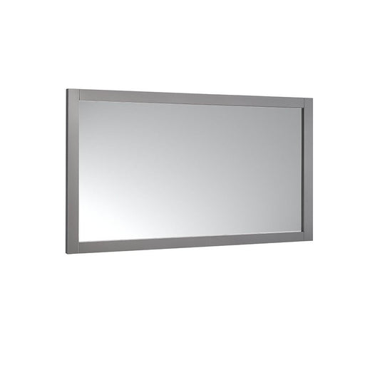 Fresca 48"X30" Reversible Mount Mirror in Gray