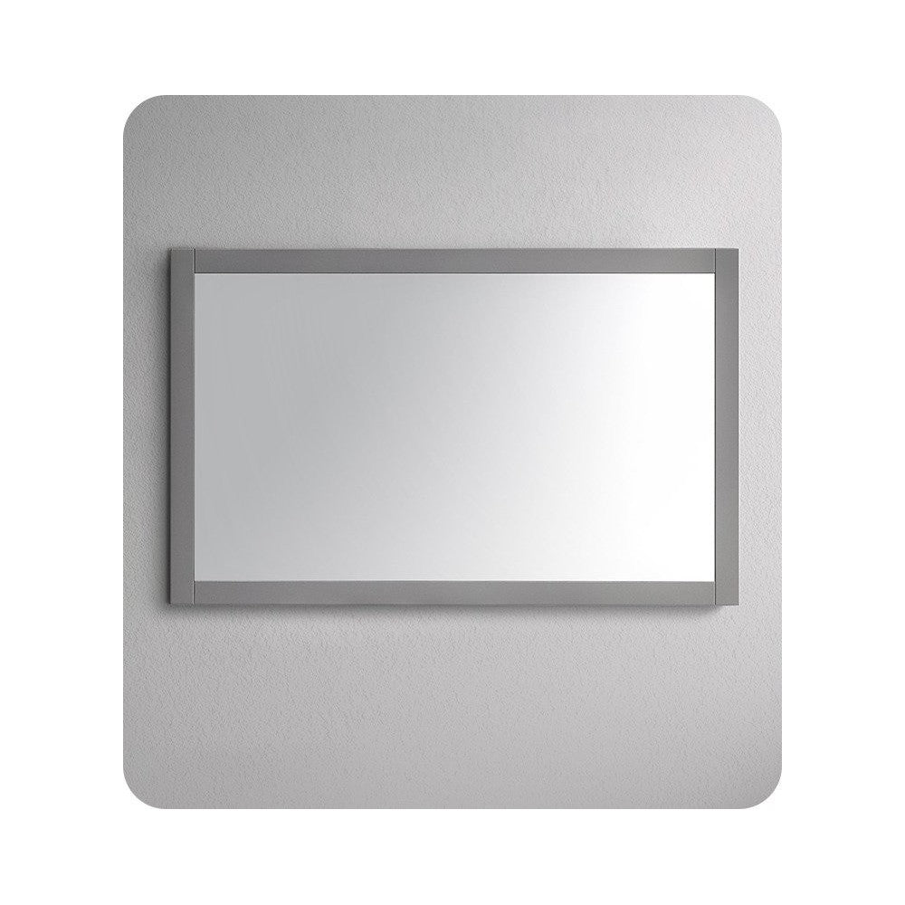 Fresca 48"X30" Reversible Mount Mirror in Gray