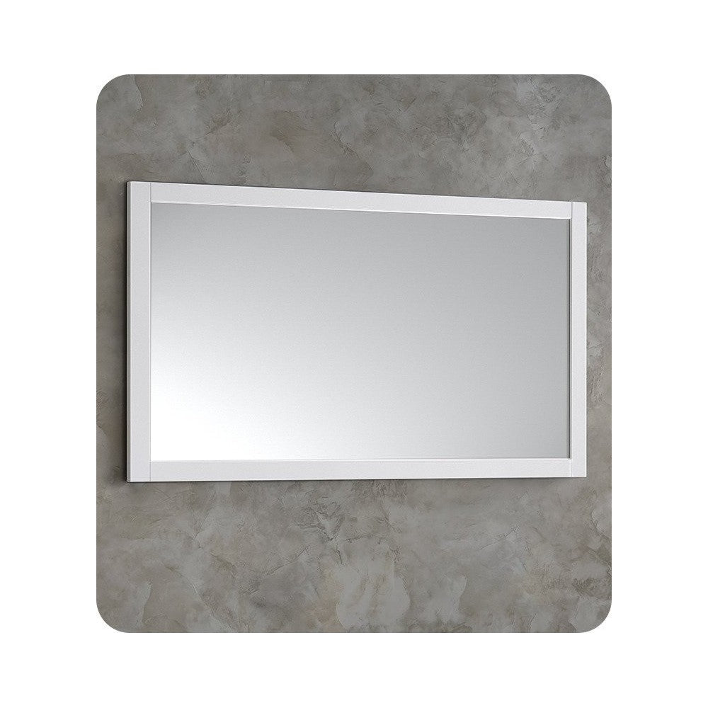 Fresca 48"X30" Reversible Mount Mirror in White