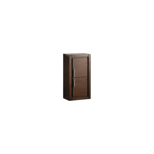 Fresca Allier Wenge Brown Bathroom Linen Side Cabinet w/ 2 Doors