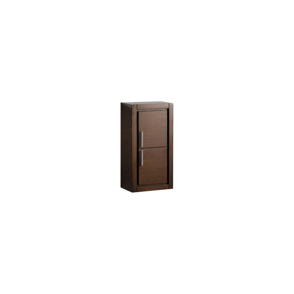 Fresca Allier Wenge Brown Bathroom Linen Side Cabinet w/ 2 Doors