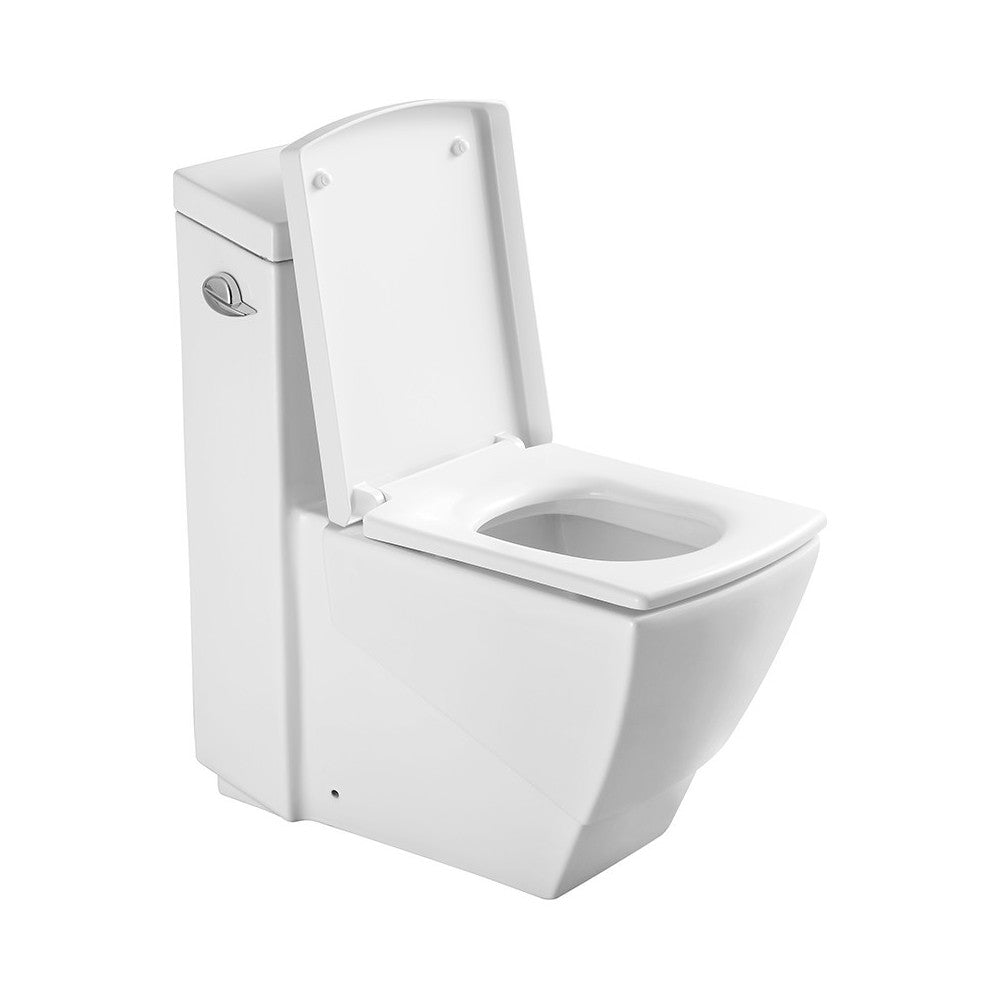 Fresca Apus One-Piece Square Toilet w/ Soft Close Seat