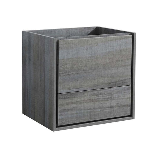 Fresca Catania 24" Ocean Gray Wall Hung Modern Bathroom Cabinet