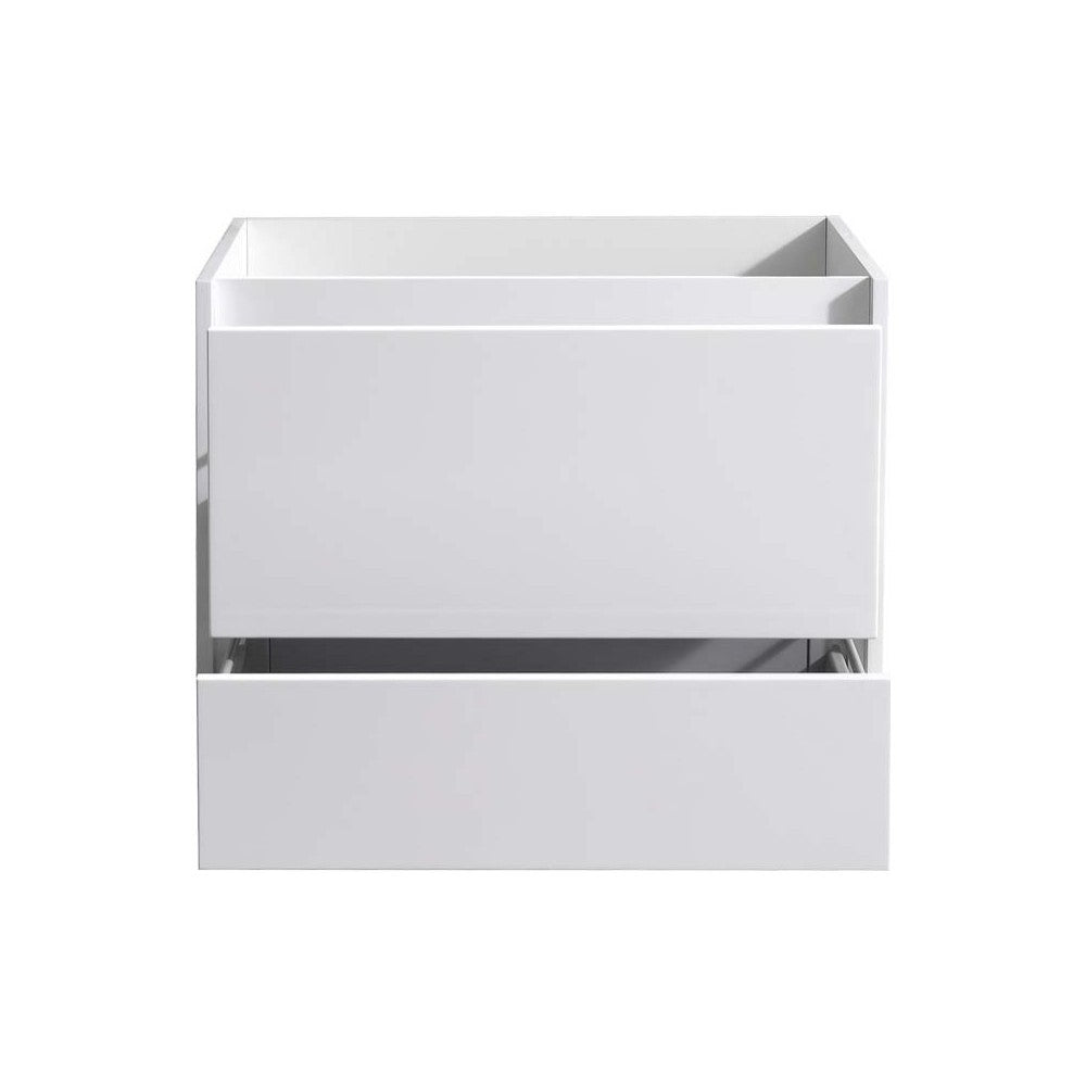 Fresca Catania 30" Glossy White Wall Hung Modern Bathroom Cabinet