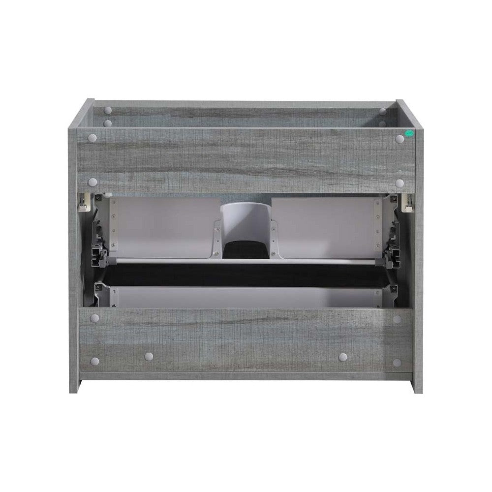 Fresca Catania 30" Ocean Gray Wall Hung Modern Bathroom Cabinet