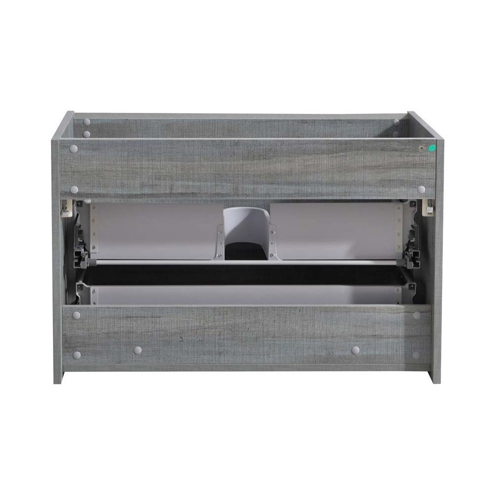 Fresca Catania 36" Ocean Gray Wall Hung Modern Bathroom Cabinet