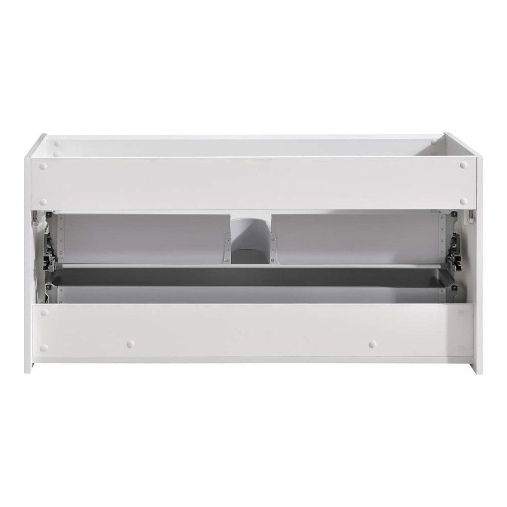 Fresca Catania 48" Glossy White Wall Hung Modern Bathroom Cabinet