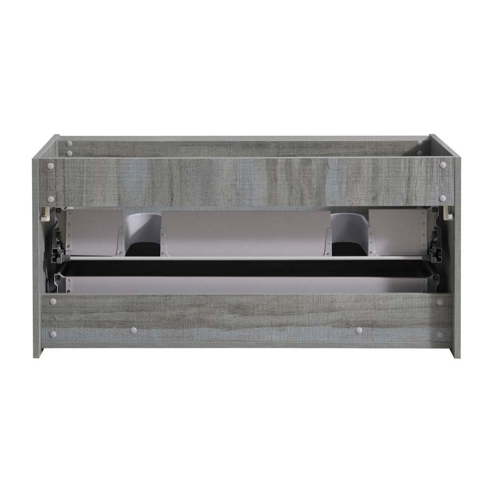 Fresca Catania 48" Ocean Gray Wall Hung Double Sink Modern Bathroom Cabinet