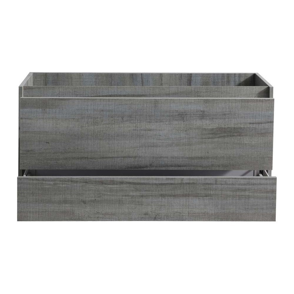 Fresca Catania 48" Ocean Gray Wall Hung Double Sink Modern Bathroom Cabinet
