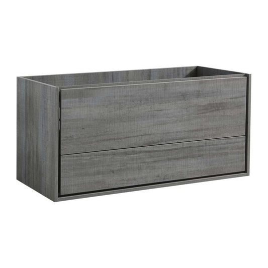 Fresca Catania 48" Ocean Gray Wall Hung Modern Bathroom Cabinet
