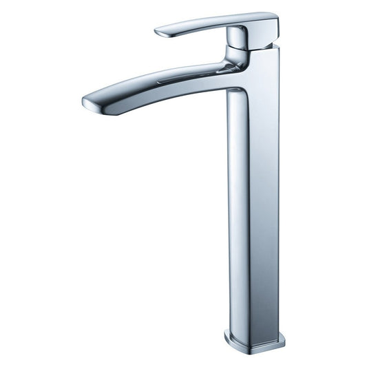 Fresca Fiora Single Hole Vessel Mount Bathroom Vanity Faucet - Chrome