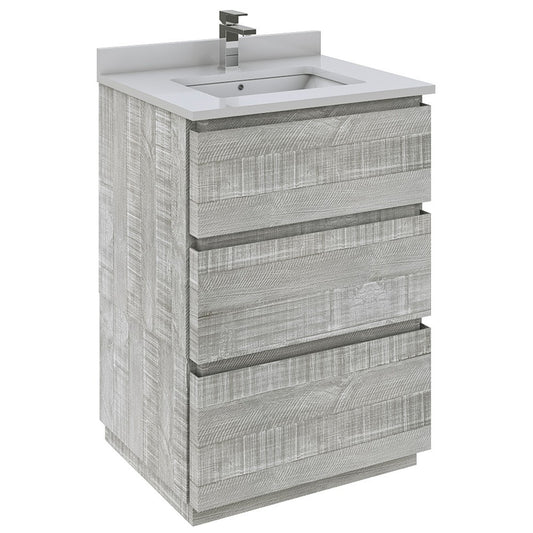 Fresca Formosa 23" Floor Standing Modern Bathroom Cabinet in Ash