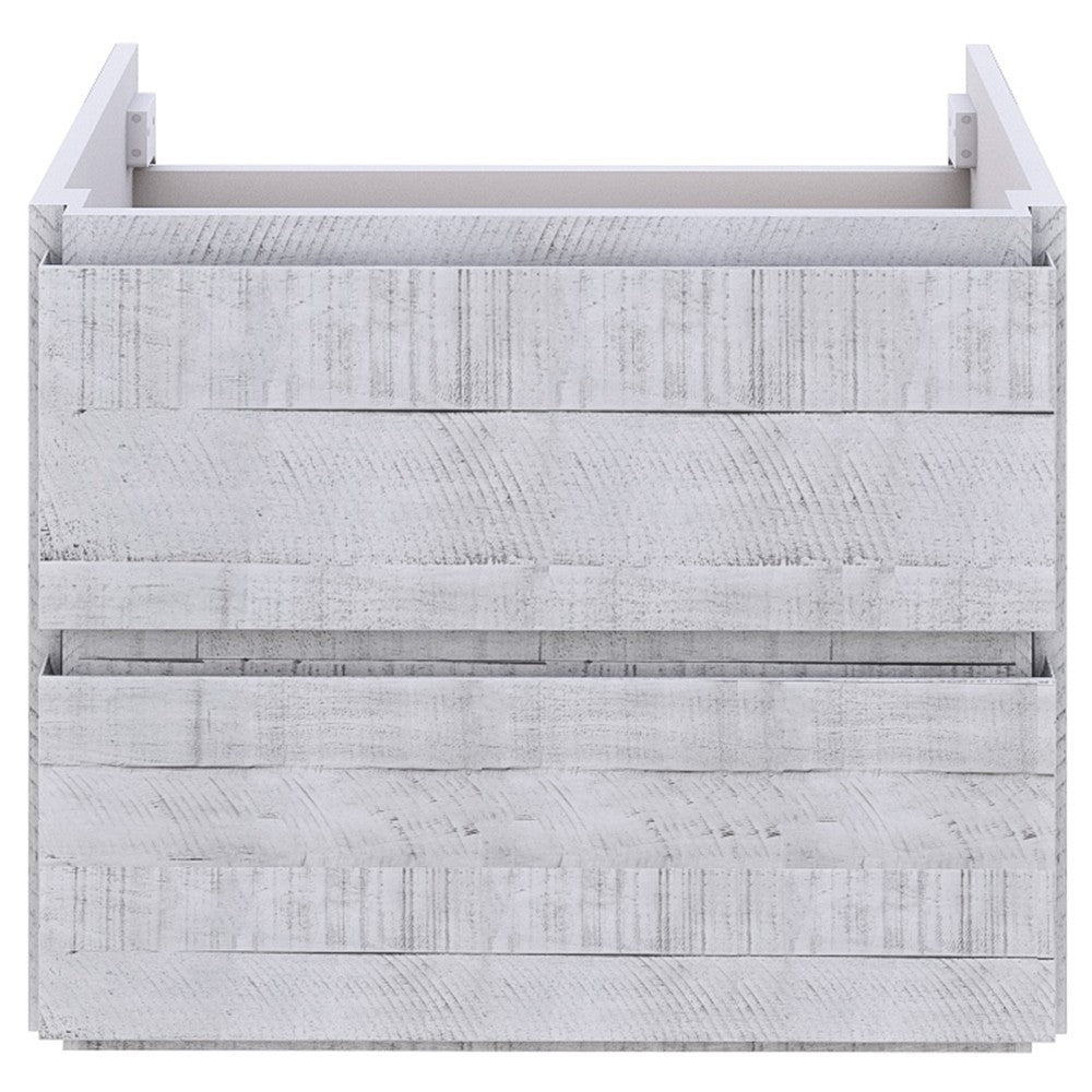 Fresca Formosa 23" Wall Hung Modern Bathroom Cabinet in Rustic White