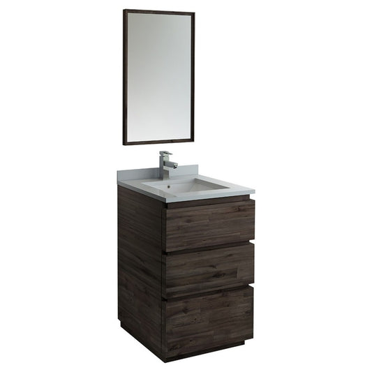 Fresca Formosa 24" Floor Standing Modern Bathroom Vanity w/ Mirror