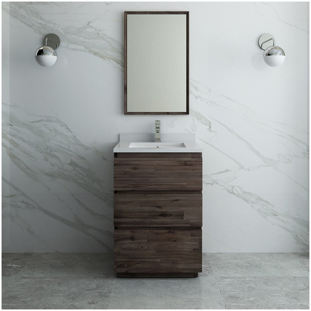 Fresca Formosa 24" Floor Standing Modern Bathroom Vanity w/ Mirror