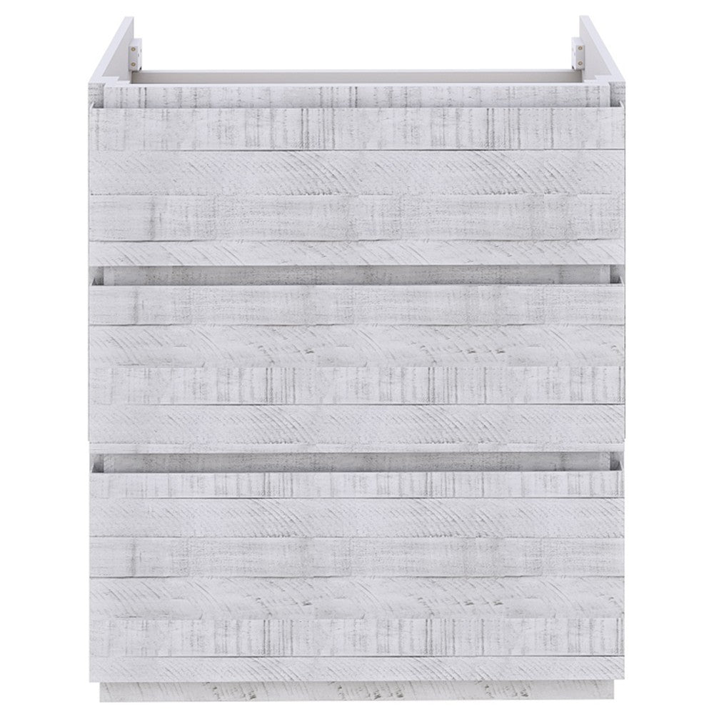 Fresca Formosa 29" Floor Standing Modern Bathroom Cabinet in Rustic White