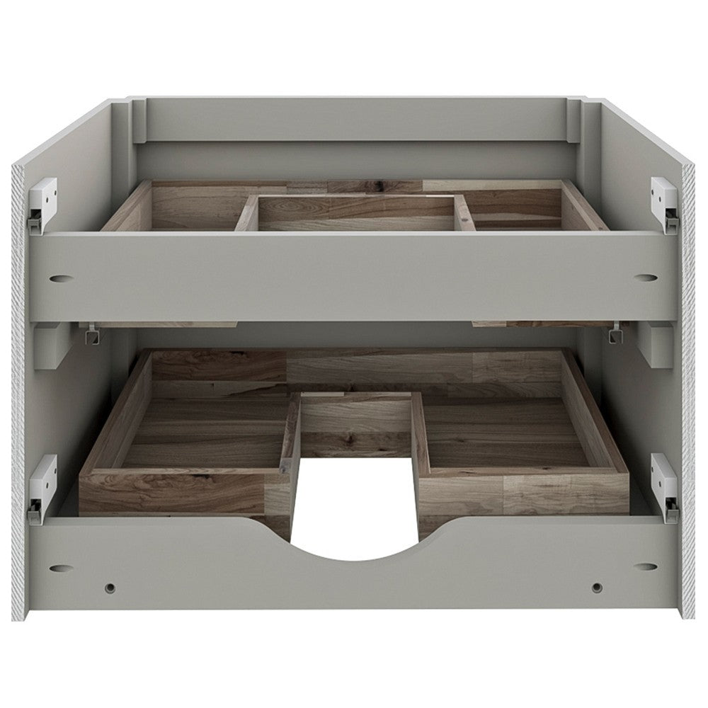 Fresca Formosa 29" Wall Hung Modern Bathroom Cabinet in Ash