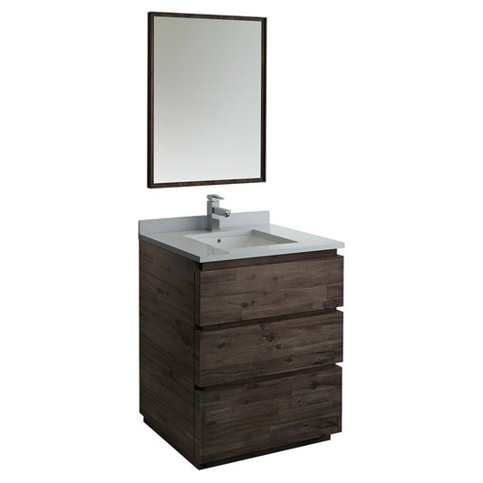 Fresca Formosa 30" Floor Standing Modern Bathroom Vanity w/ Mirror