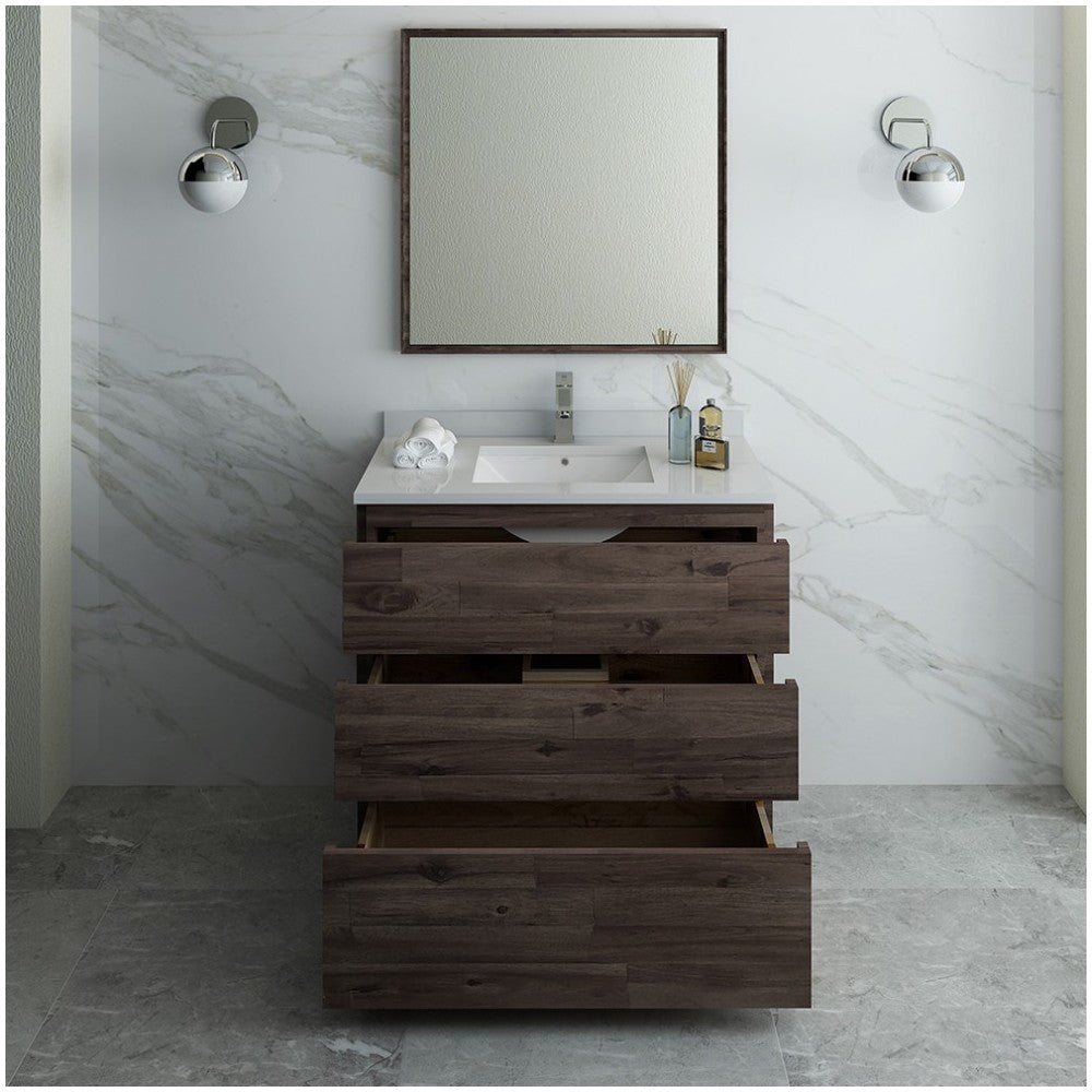 Fresca Formosa 36" Floor Standing Modern Bathroom Vanity w/ Mirror